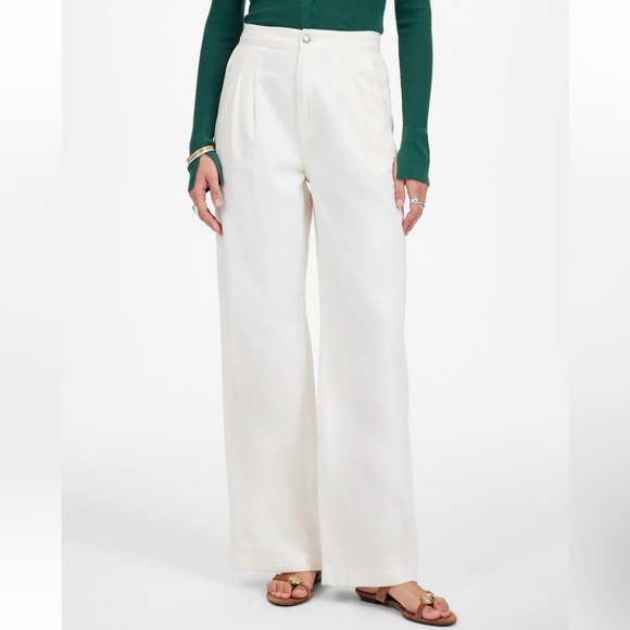 NWT Madewell The Harlow Wide-Leg Jean White - Picture 1 of 7